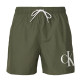 Calvin Klein Ανδρικό μαγιό Medium Drawstring Swim Shorts - CK Monogram